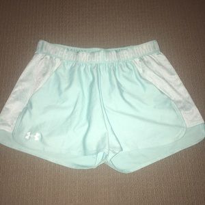Under armour turquoise blue shorts